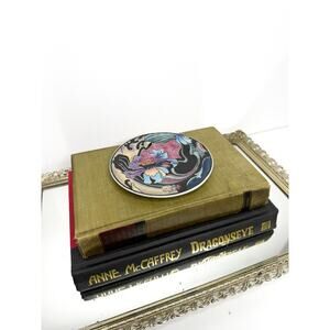 Vintage Chinese colorful decorative tray heygill imports 5” decorative plate